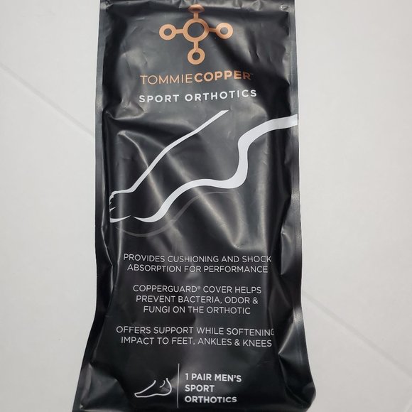 NEW - Tommie Copper Men's Sports Orthotic Inserts Lightweight Athletic Fit - Picture 1 of 9
